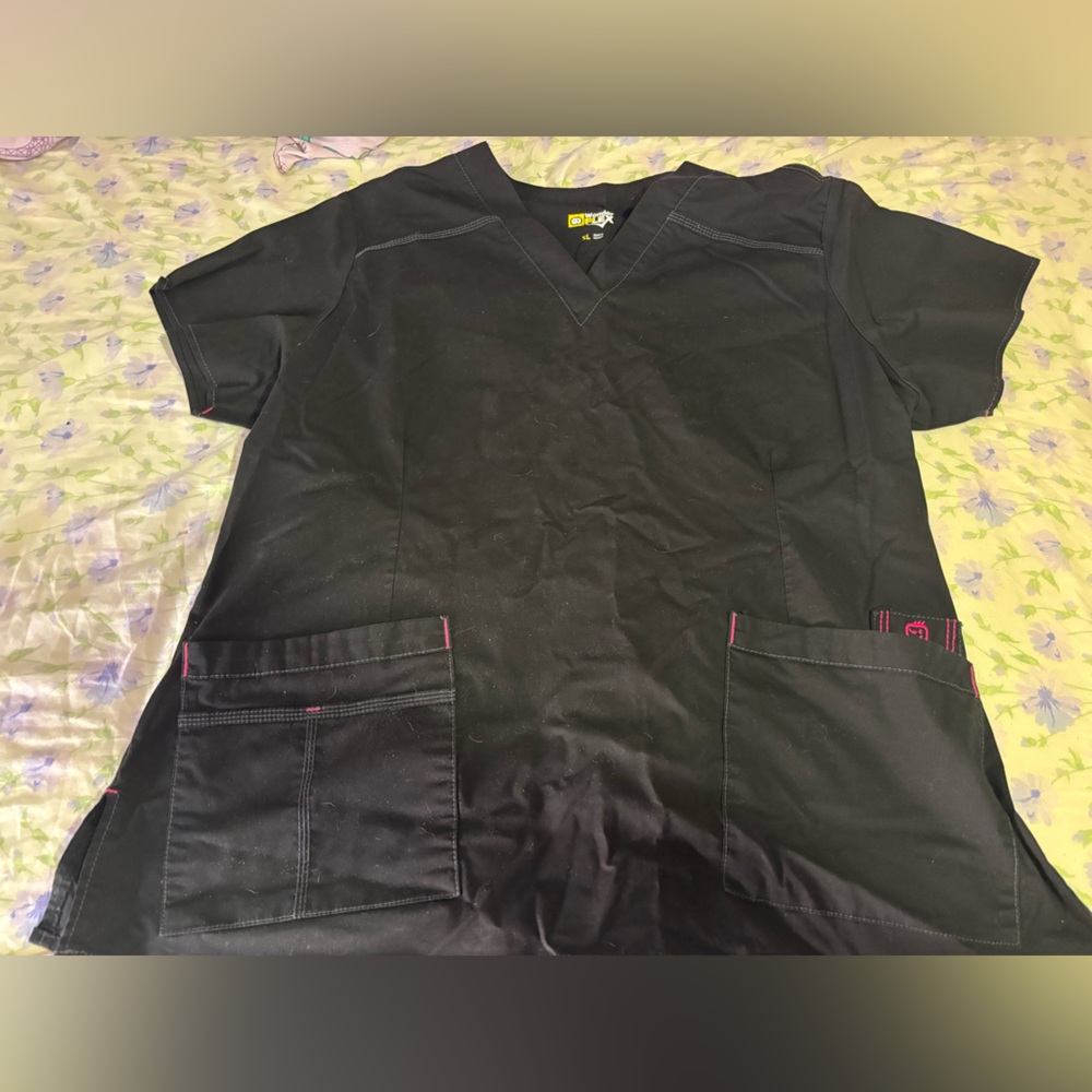 Black Wonderwink Scrub set